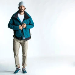 Tribord Blouson De Voile - Veste De Pluie Sailing 500 Homme Pétrole Jaune -Pêche Fournitures Magasin blouson de voile veste de pluie sailing 500 homme petrole jaune 3