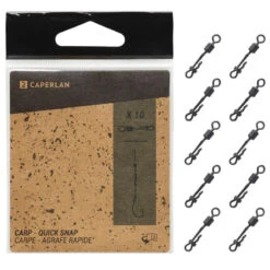 Émerillon Quick Swivel Snap X10 Pêche De La Carpe -Pêche Fournitures Magasin emerillon quick swivel snap x10 peche de la carpe 3