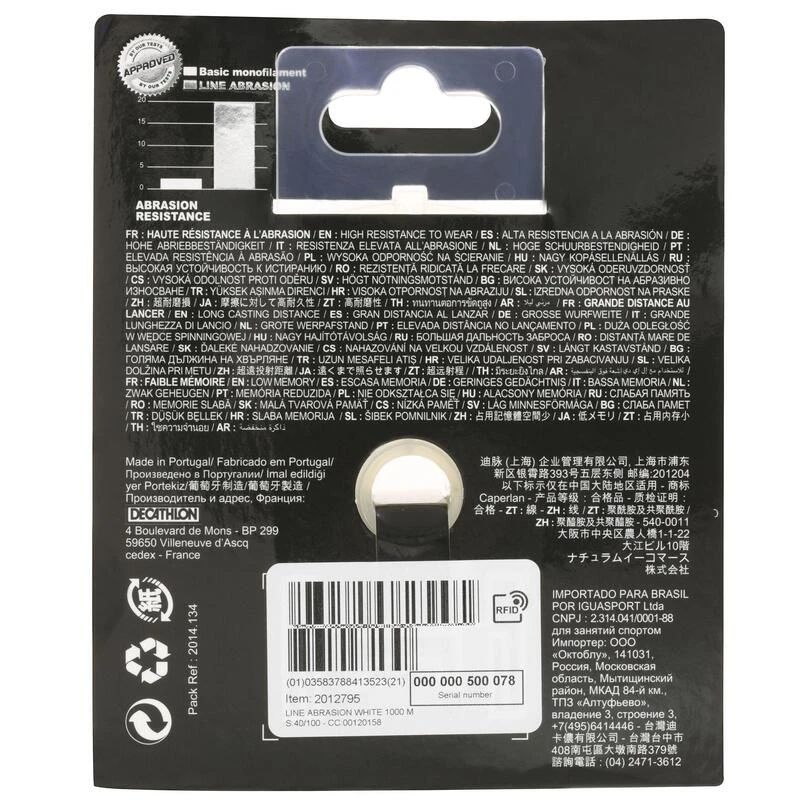 Fil Line Abrasion White 1000m Pêche En Mer 12 Fil Line Abrasion White 1000m Pêche En Mer – Image 10