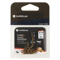 HAMEÇON SIMPLE BRONZE RENVERSE NON MONTE PA HK 0R X50 -Pêche Fournitures Magasin hamecon simple bronze renverse non monte pa hk 0r x50 2