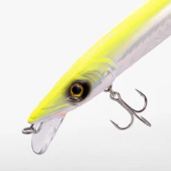 Jerkbait Pêche Au Leurre En Mer JERKUDA 170F Blanc Fluo -Pêche Fournitures Magasin jerkbait peche au leurre en mer jerkuda 170f blanc fluo 2
