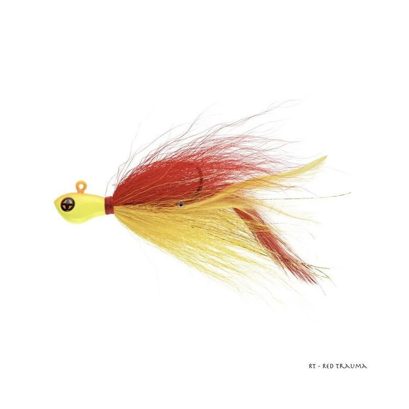 Leurre Sakura R Jig Bucktail 14g (RT - Red Trauma) 3 Leurre Sakura R Jig Bucktail 14g (RT - Red Trauma)