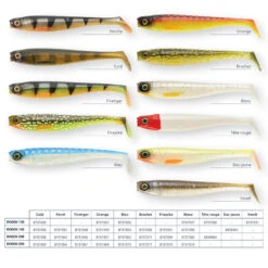 Pêche Fournitures Magasin -Pêche Fournitures Magasin leurre souple brochet shad rogen 120 gold x2 1