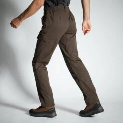 PANTALON CARGO RESISTANT STEPPE 300 MARRON 14 PANTALON CARGO RESISTANT STEPPE 300 MARRON -Pêche Fournitures Magasin pantalon cargo resistant steppe 300 marron 2