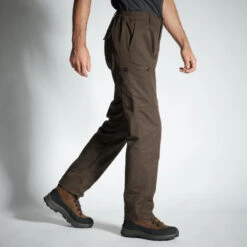 PANTALON CARGO RESISTANT STEPPE 300 MARRON 15 PANTALON CARGO RESISTANT STEPPE 300 MARRON -Pêche Fournitures Magasin pantalon cargo resistant steppe 300 marron 3