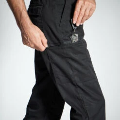PANTALON CARGO RESISTANT STEPPE 300 NOIR 16 PANTALON CARGO RESISTANT STEPPE 300 NOIR -Pêche Fournitures Magasin pantalon cargo resistant steppe 300 noir 5