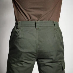 PANTALON CHASSE CHAUD VERT 100 -Pêche Fournitures Magasin pantalon chasse chaud vert 100 4