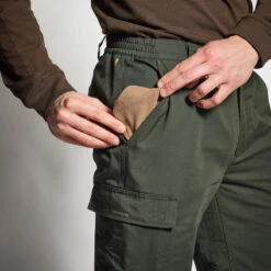 PANTALON CHASSE CHAUD VERT 100 -Pêche Fournitures Magasin pantalon chasse chaud vert 100 7