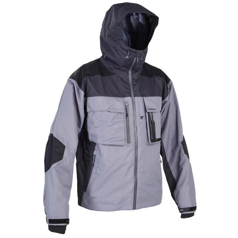 Veste De Pêche Imperméable 500 Grise 3 Veste De Pêche Imperméable 500 Grise