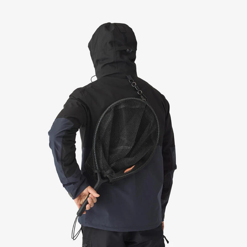 Veste De Pêche Imperméable Homme - FJ 500 WPF Grise Et Noir 4 Veste De Pêche Imperméable Homme - FJ 500 WPF Grise Et Noir – Image 2